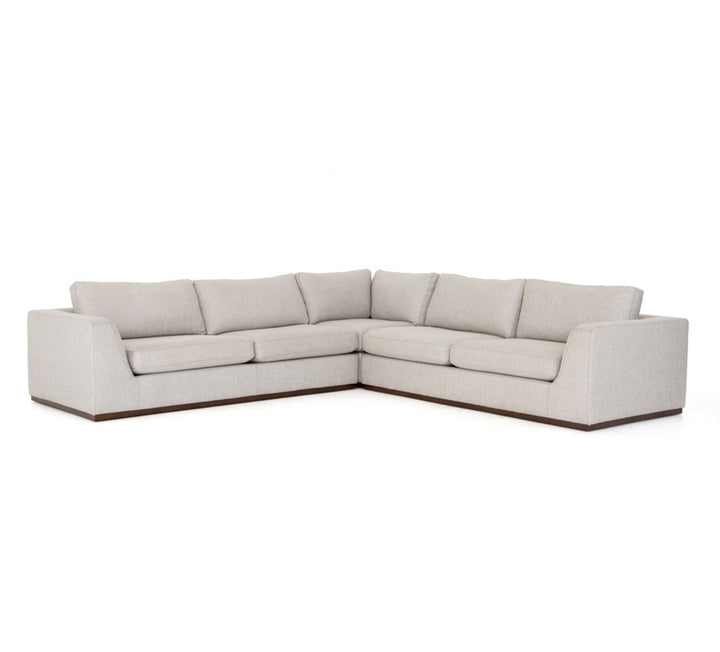 COLT 3-PIECE SECTIONAL - Aldred Silver